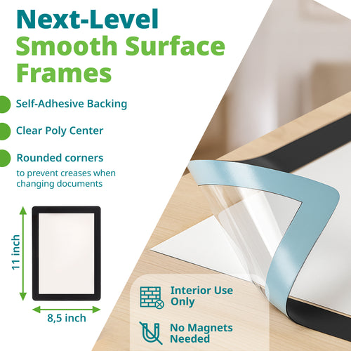 Adhesive Sign Holders for Smooth Surfaces