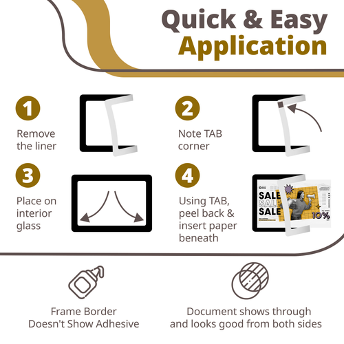 Interior Adhesive for Exterior Viewing