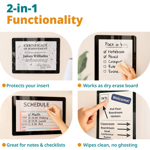 Self-Stick Sign Holders for Walls