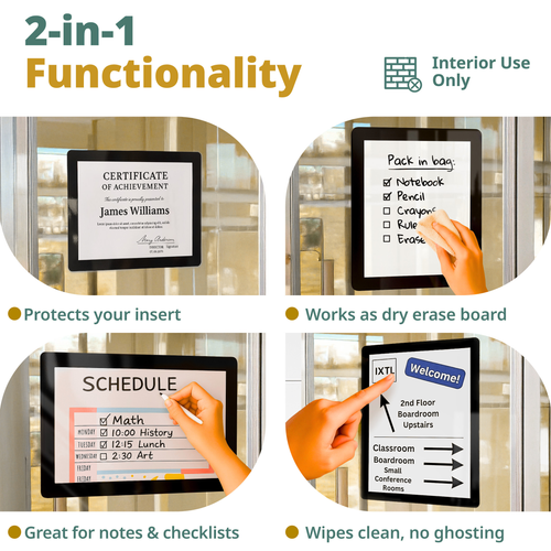 Adhesive Sign Holders for Smooth Surfaces