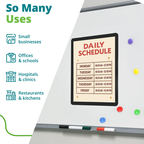 Adhesive Sign Holders for Smooth Surfaces