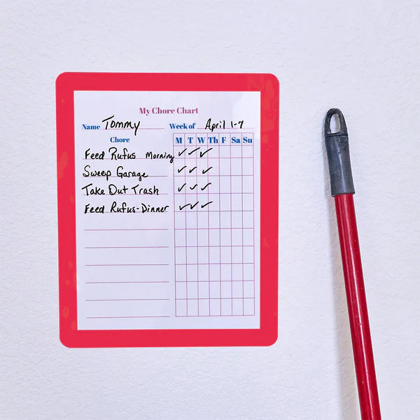 Letter Size Red, White, and Blue Frames for Walls