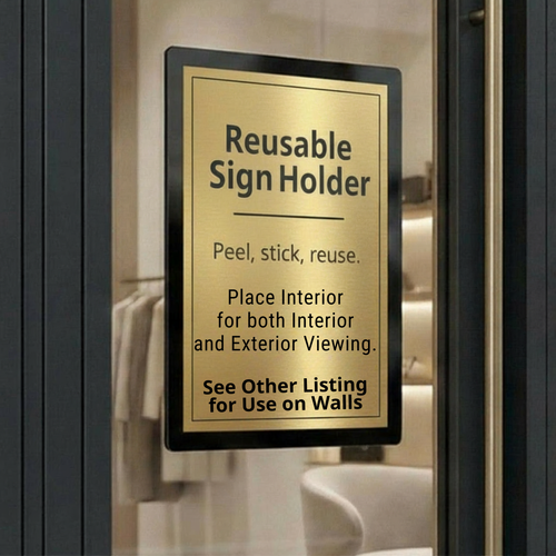 Interior Adhesive for Exterior Viewing