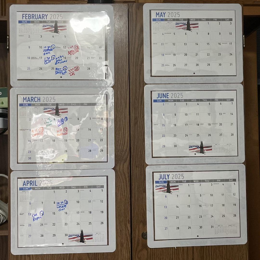 Letter Size White Frames for Smooth Surfaces