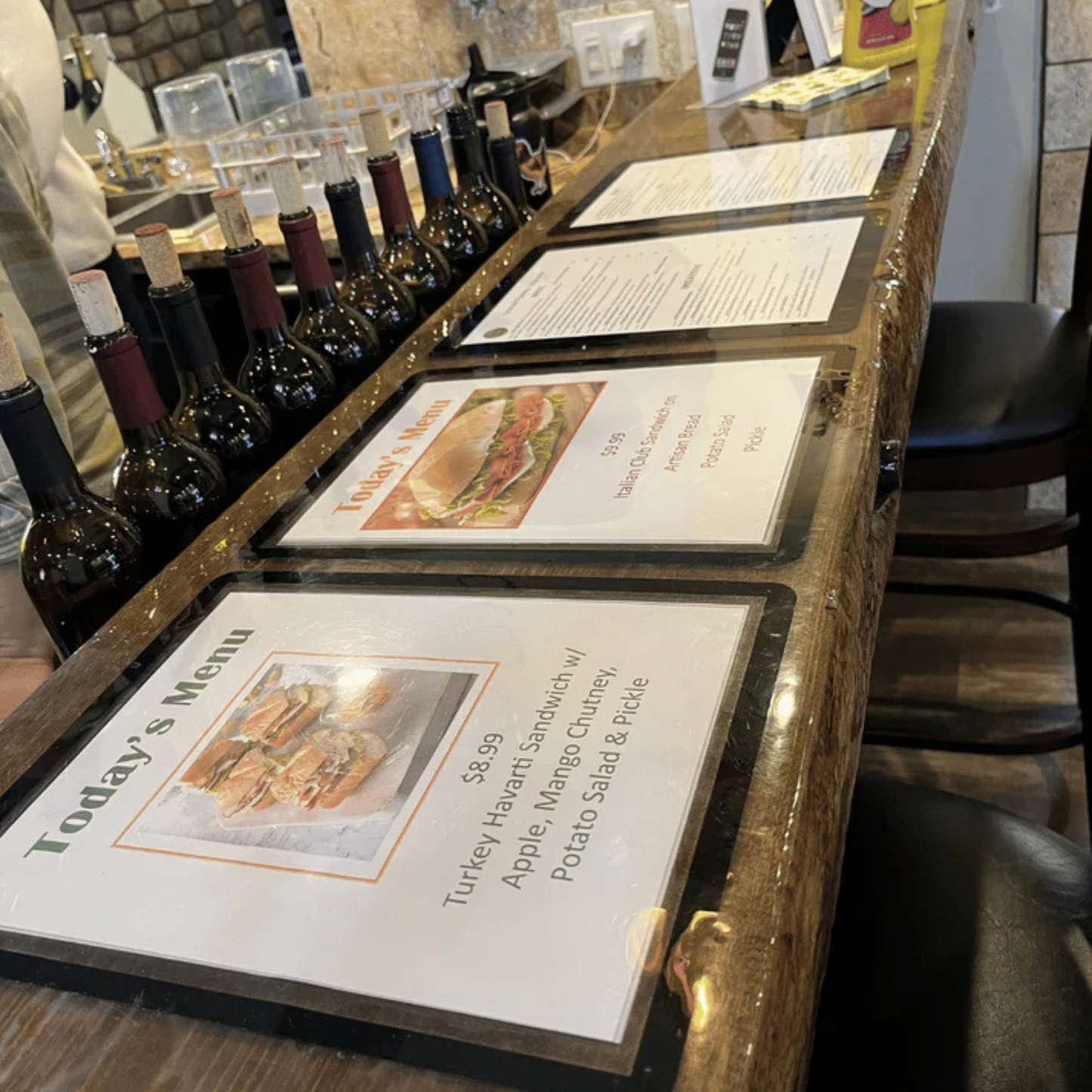 Dry Erase Self-Stick Adhesive Signage for the Food Service Industry