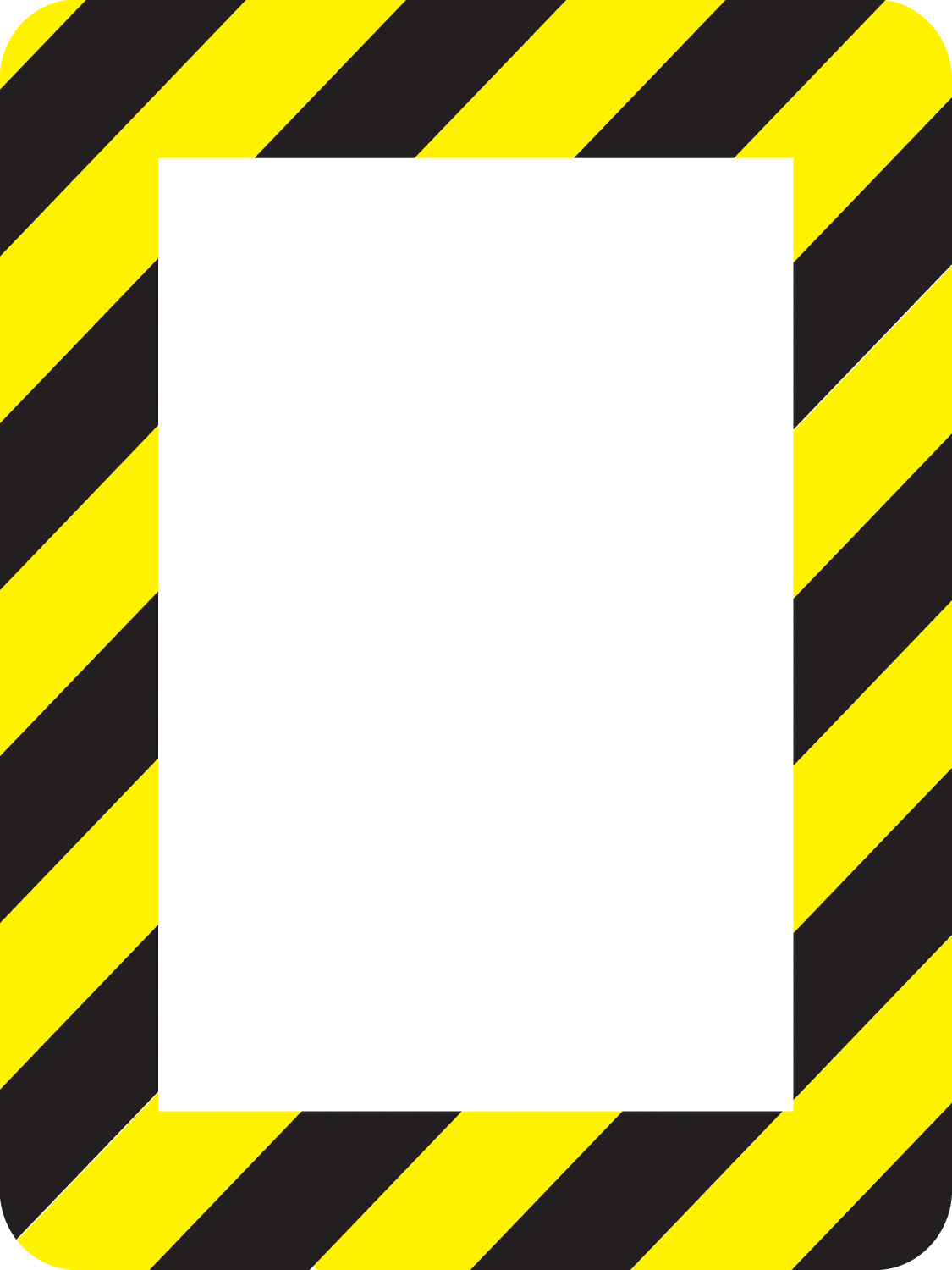 Safety Adhesive Frames for Glass & Other Smooth Surfaces