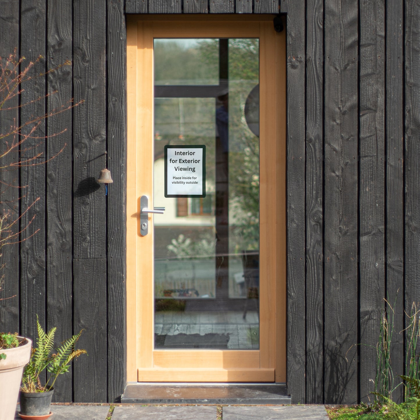 Interior Adhesive for Exterior Viewing