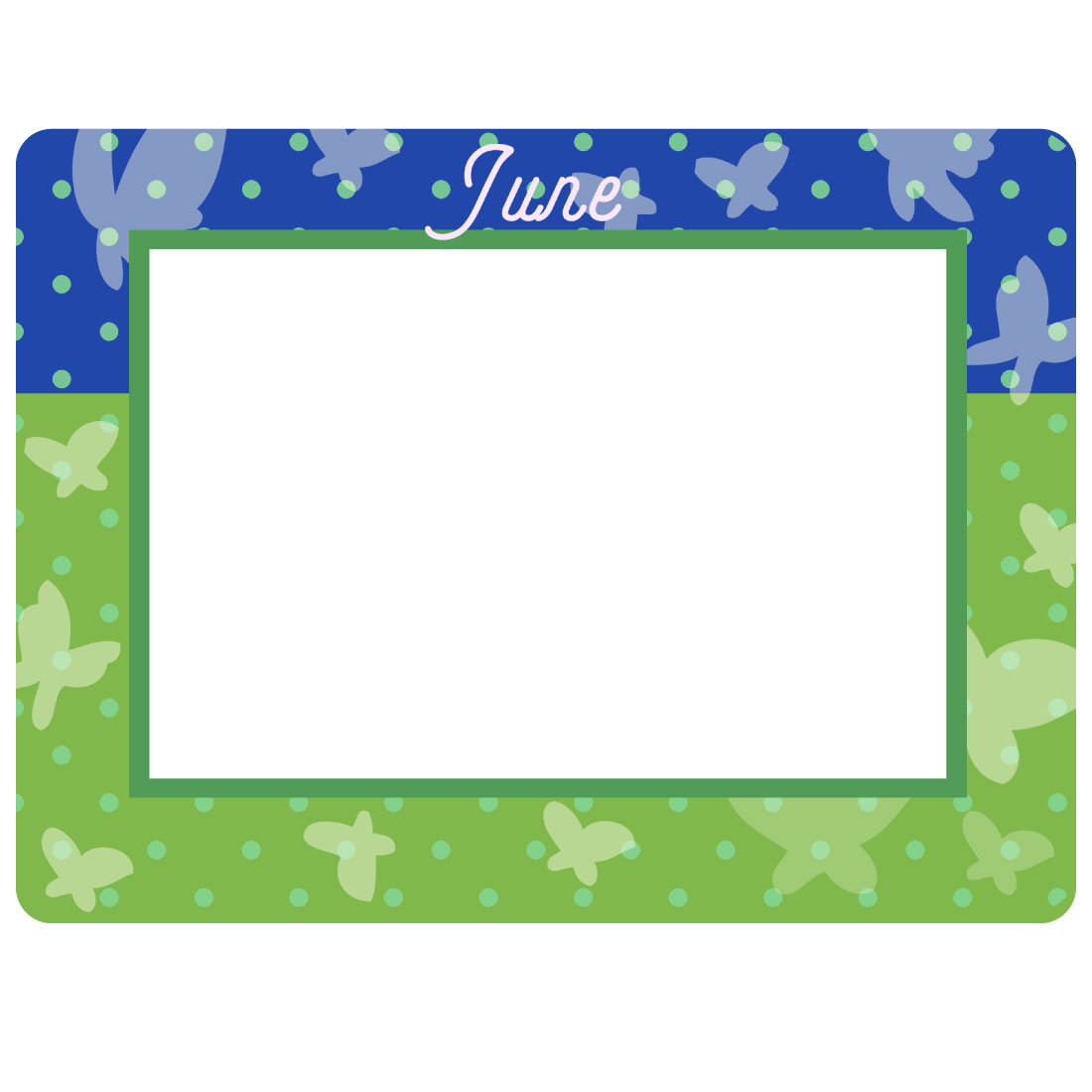 Monthly / Seasonal Theme Dry Erase Adhesive Frames - Full Adhesive Back