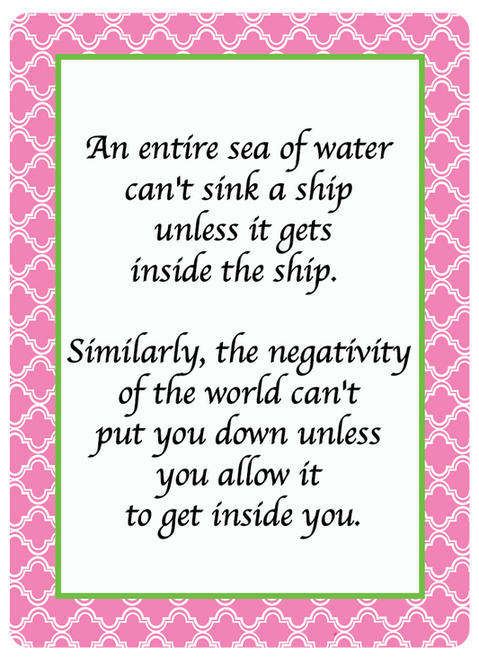 An Entire Sea .... Printable Quote