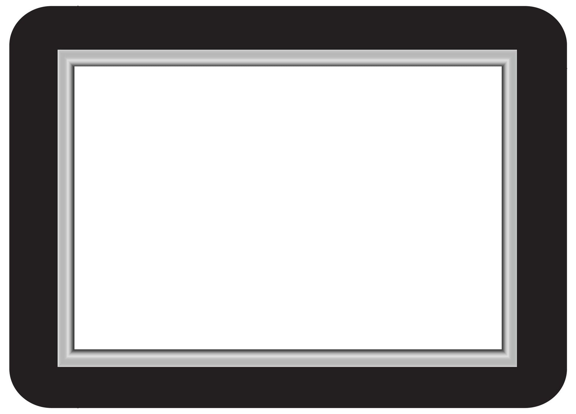 4 x 6 Beveled Adhesive Display Frames - Pack of 5 - Fodeez® Adhesive Display Frames / Dry Erase Boards
 - 8