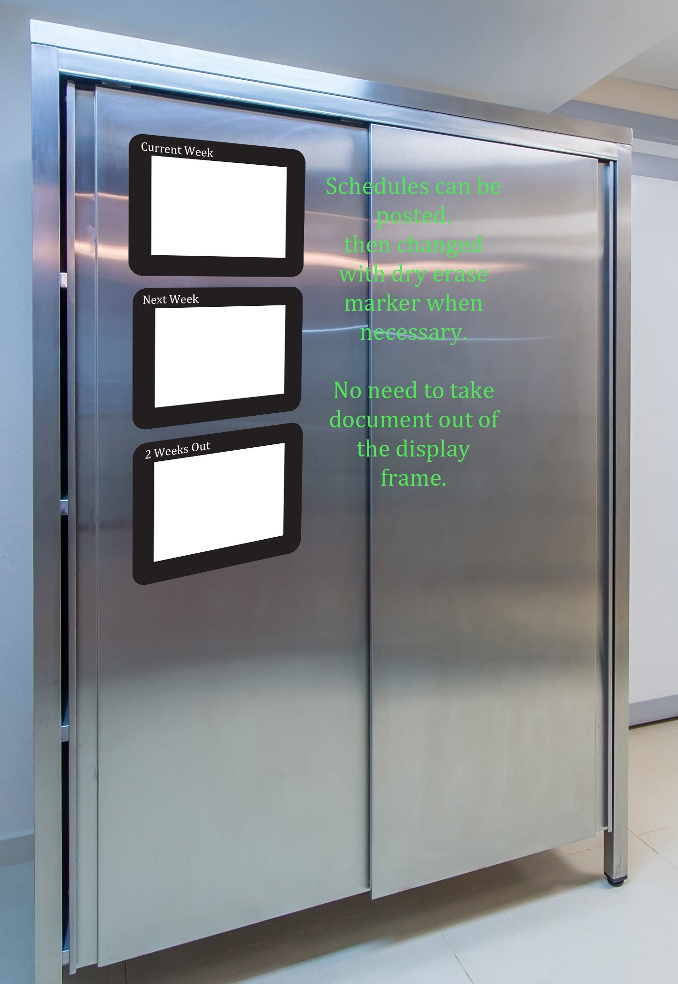 Dry Erase Self-Stick Adhesive Signage for the Food Service Industry