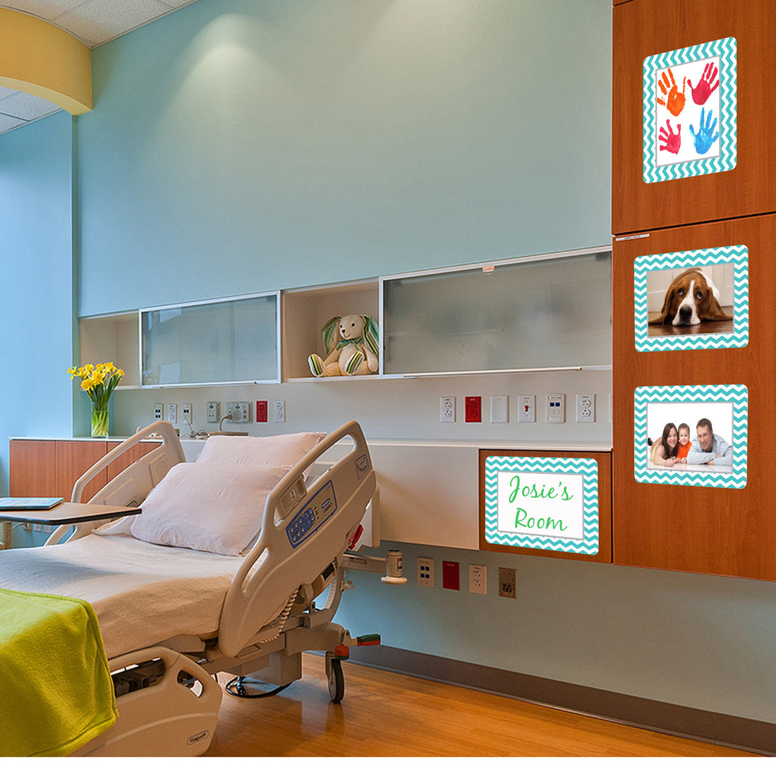 Dry Erase Adhesive Display Frames: Hospital & Medical Facility Signage