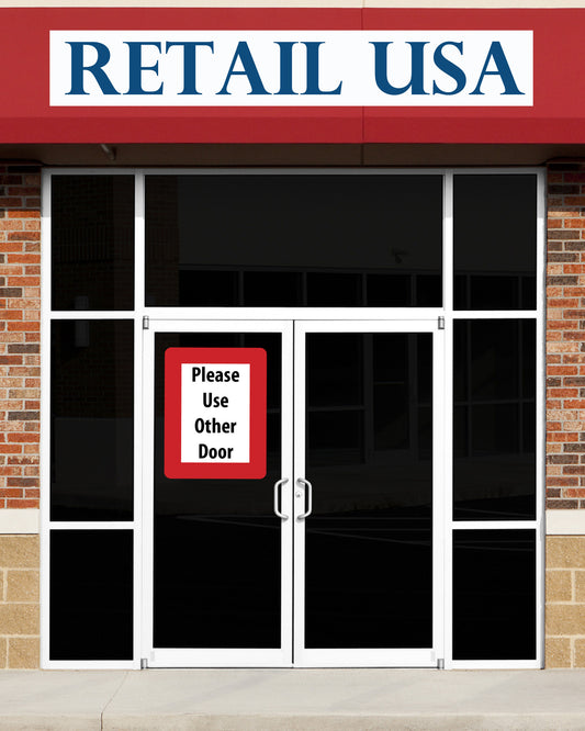 Exterior and Interior Signage for Retail Stores and Other Businesses