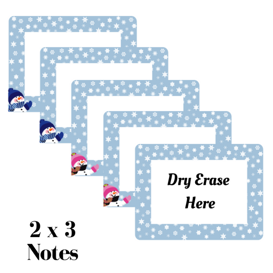Snow Kids 2 x 3 Holiday Fodeez® Notes - Pack of 5