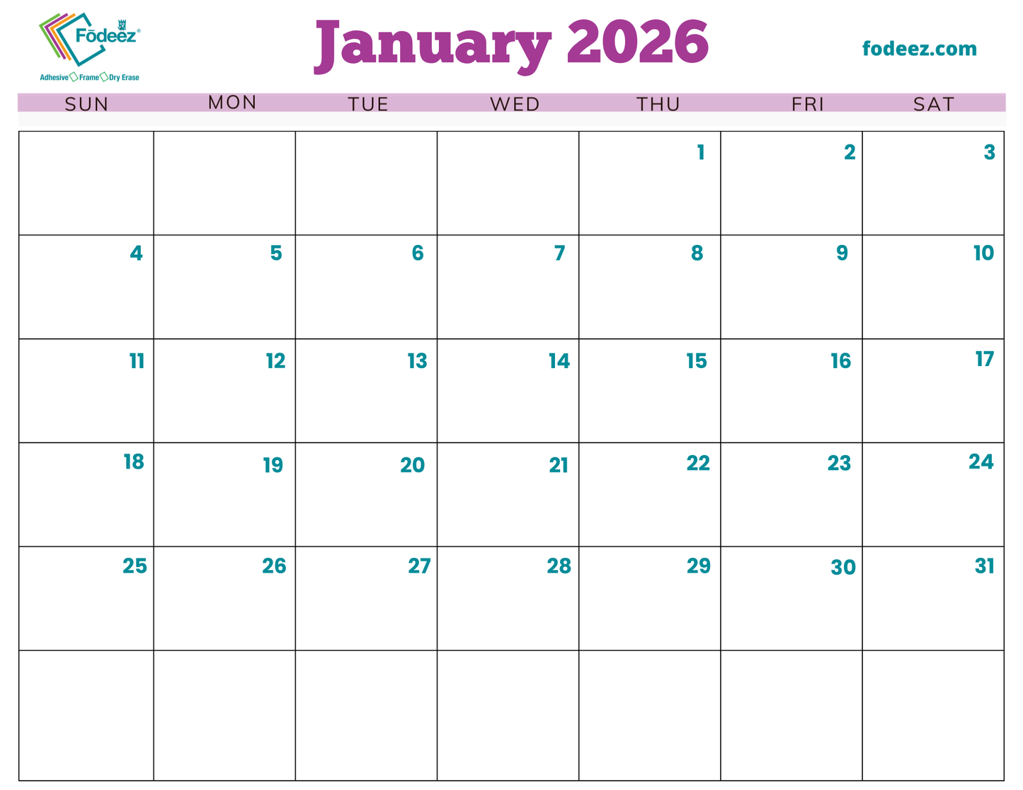 Calendar Downloads