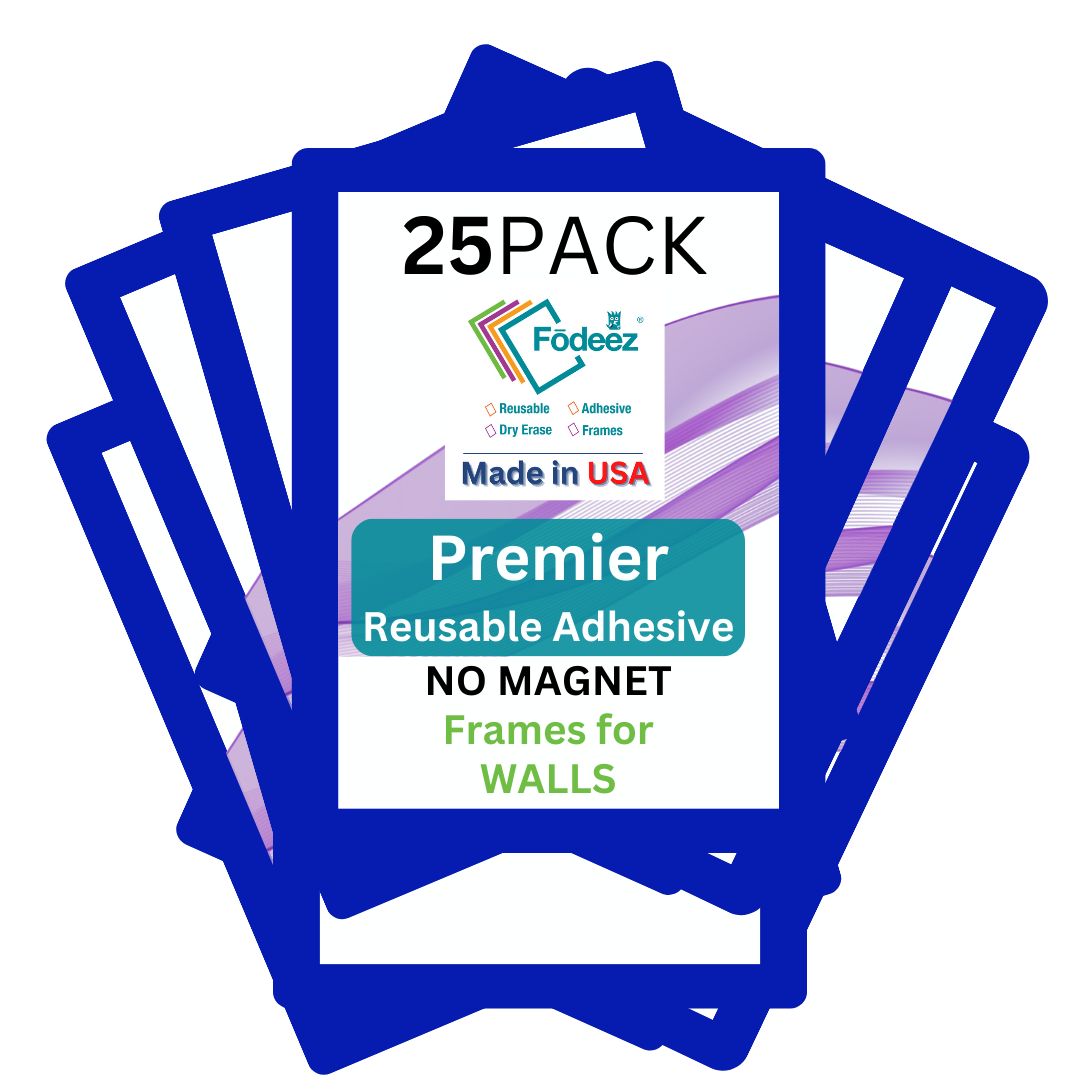 Letter-Size Adhesive Frames