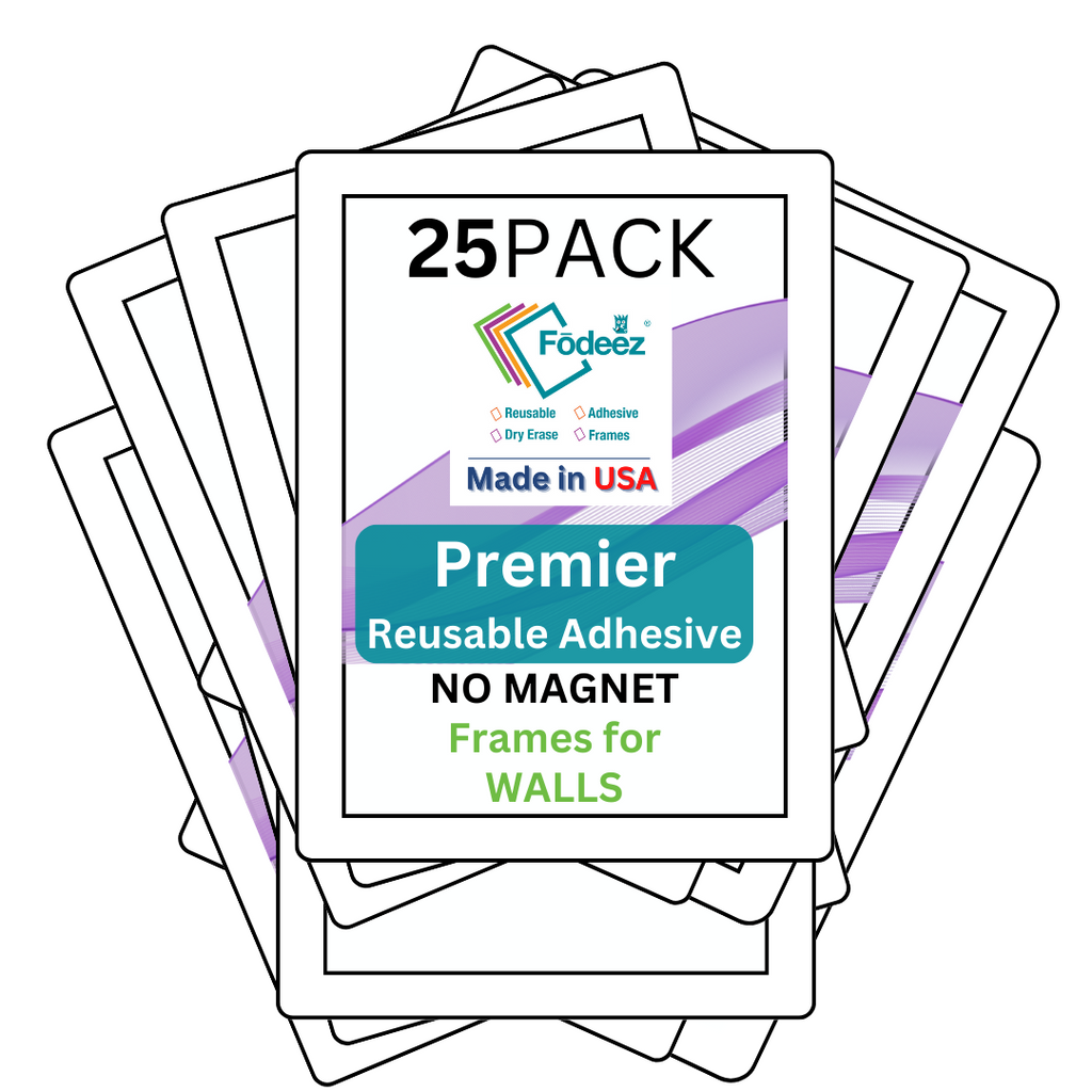 Letter-Size Adhesive Frames