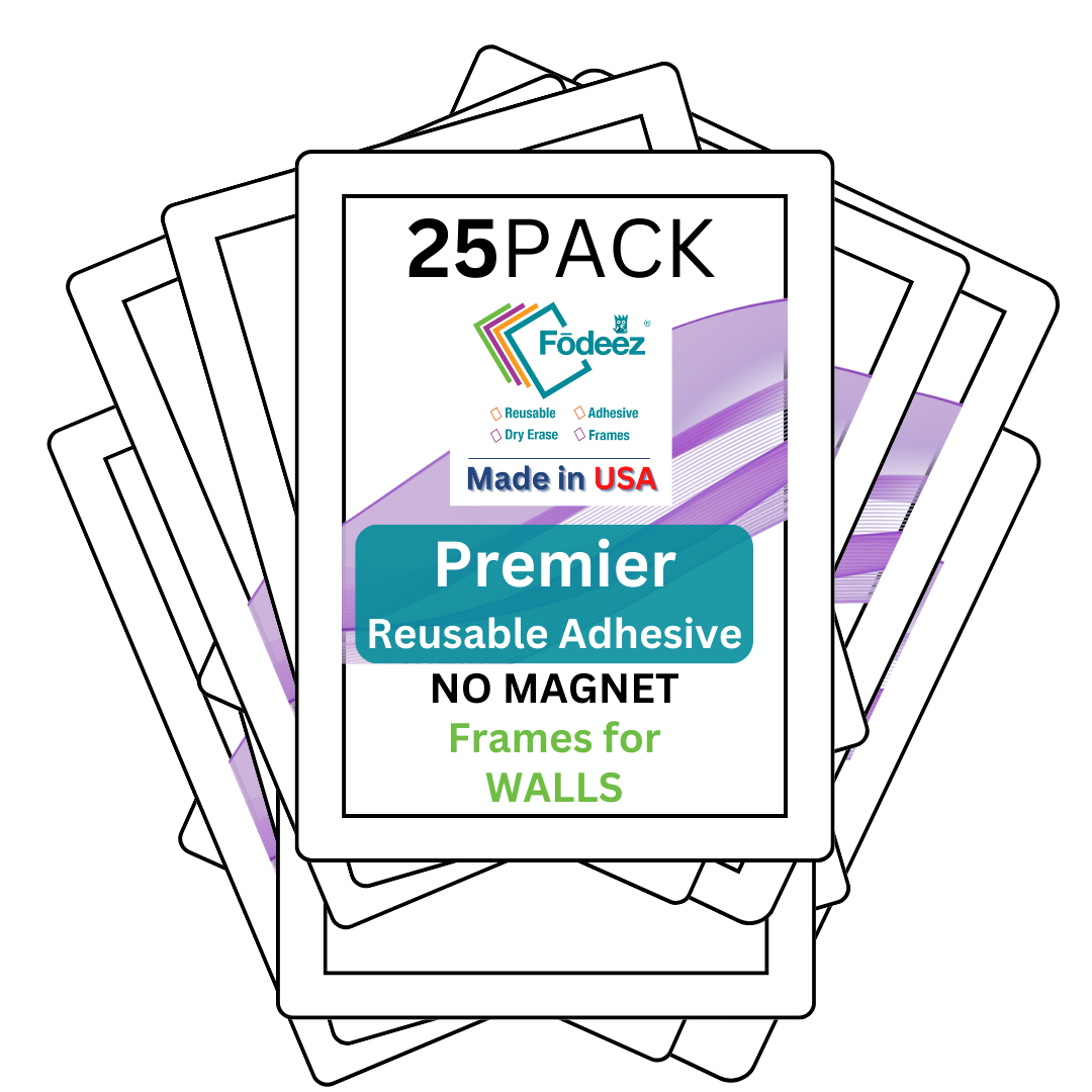 Letter-Size Adhesive Frames