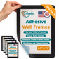 8.5 x 11 for walls and smooth surfaces Bulk