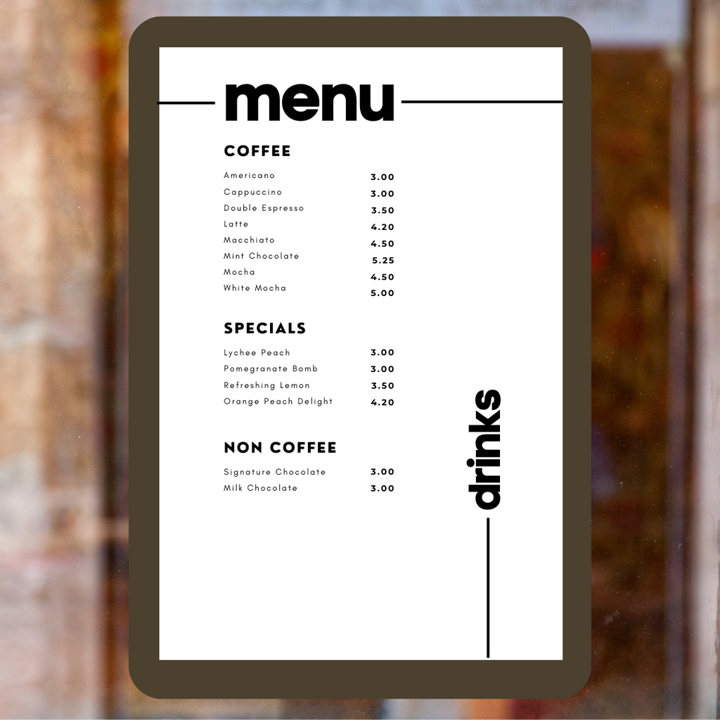 11 x 17 Adhesive Frames for Interior Glass