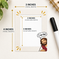 Fodeez® Mini Notes – Reusable Adhesive Dry Erase Notes (5-Pack)
