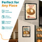 Letter-Size Adhesive Frames for Walls