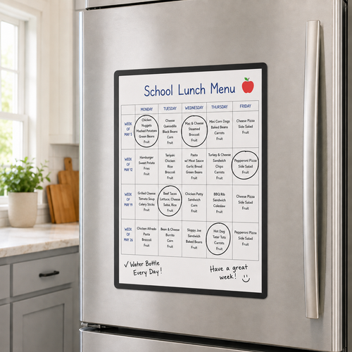 School lunch menu