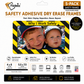Safety Adhesive Frames for Glass & Other Smooth Surfaces