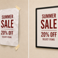 Letter-Size Adhesive Frames