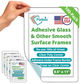 8.5 x 11 for walls and smooth surfaces Bulk