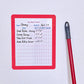 Letter Size Red, White, and Blue Frames for Walls