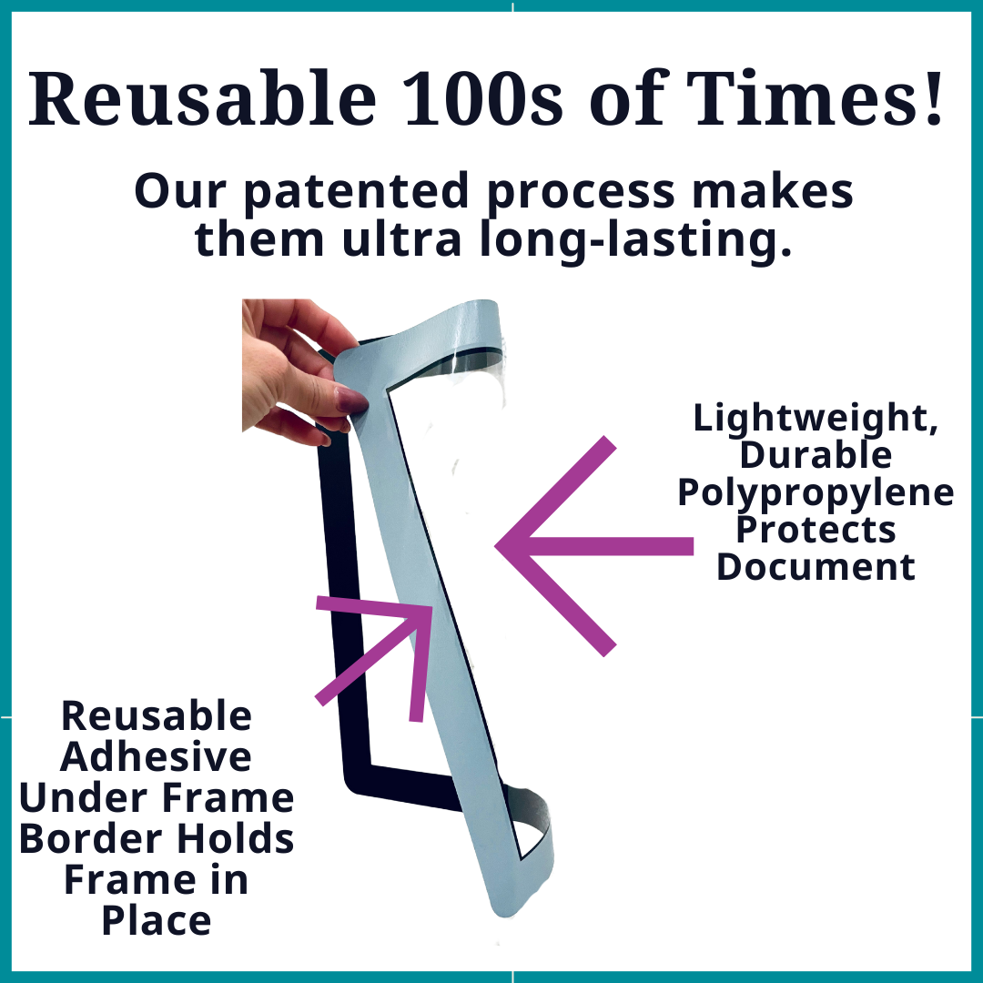 Classic Self-Stick Picture Frames to organize your home