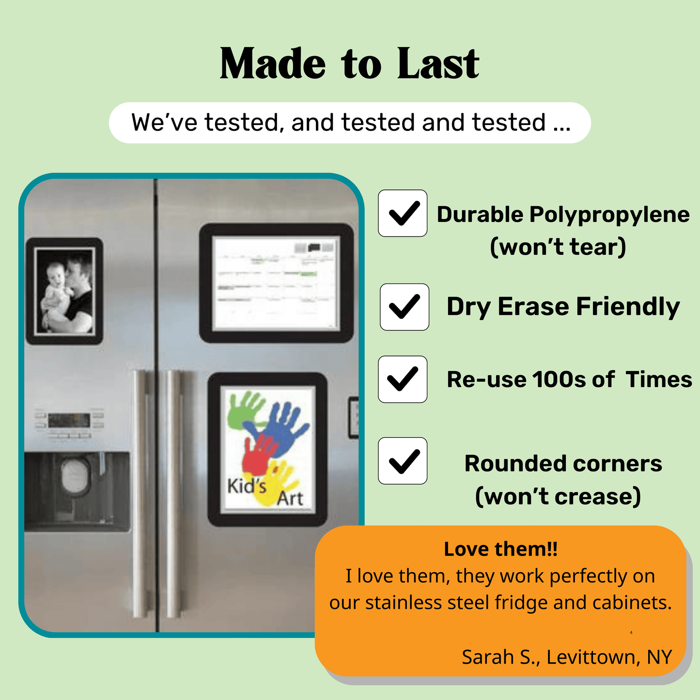 Classic Self-Stick Picture Frames to organize your home