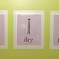 Letter Size Red, White, and Blue Frames for Walls