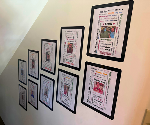 Photo memory wall