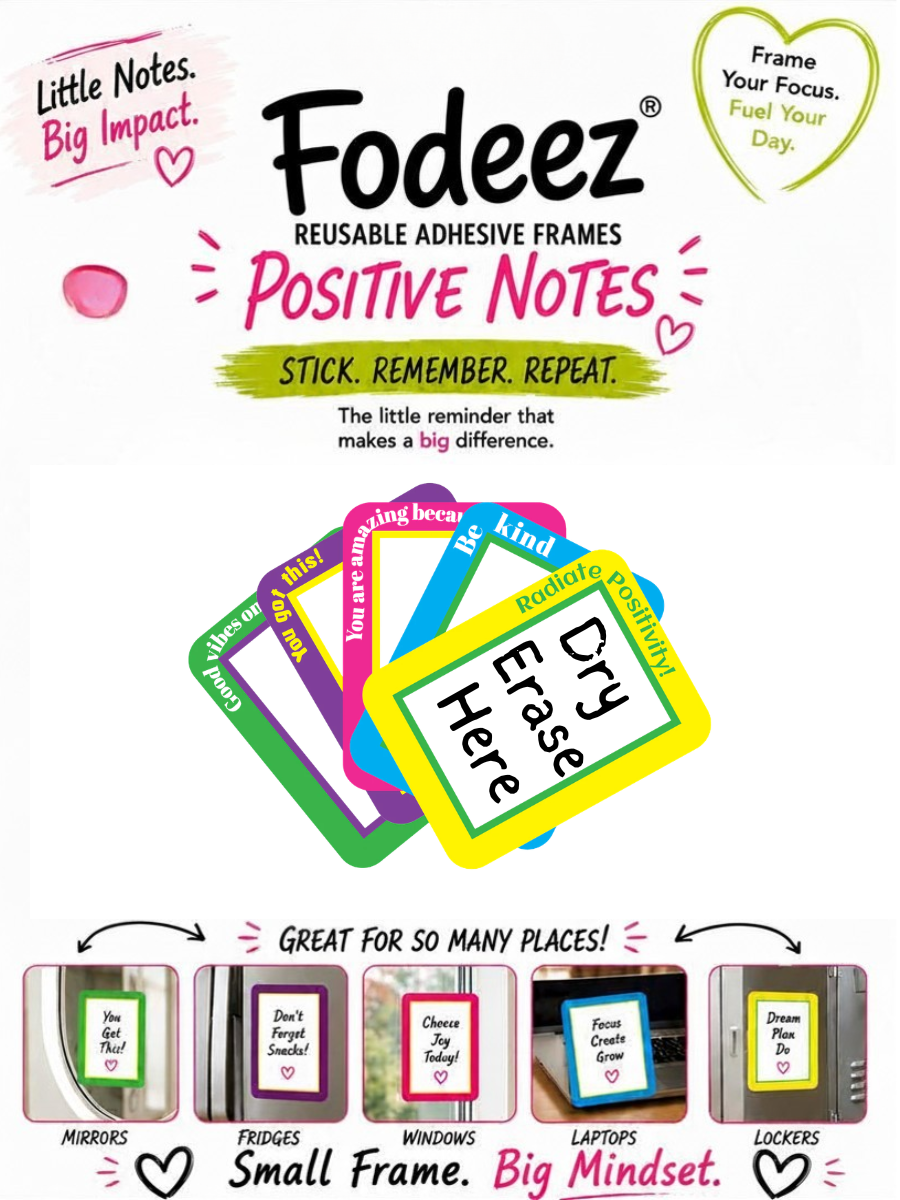 Bright Positive Notes - Pack of 5