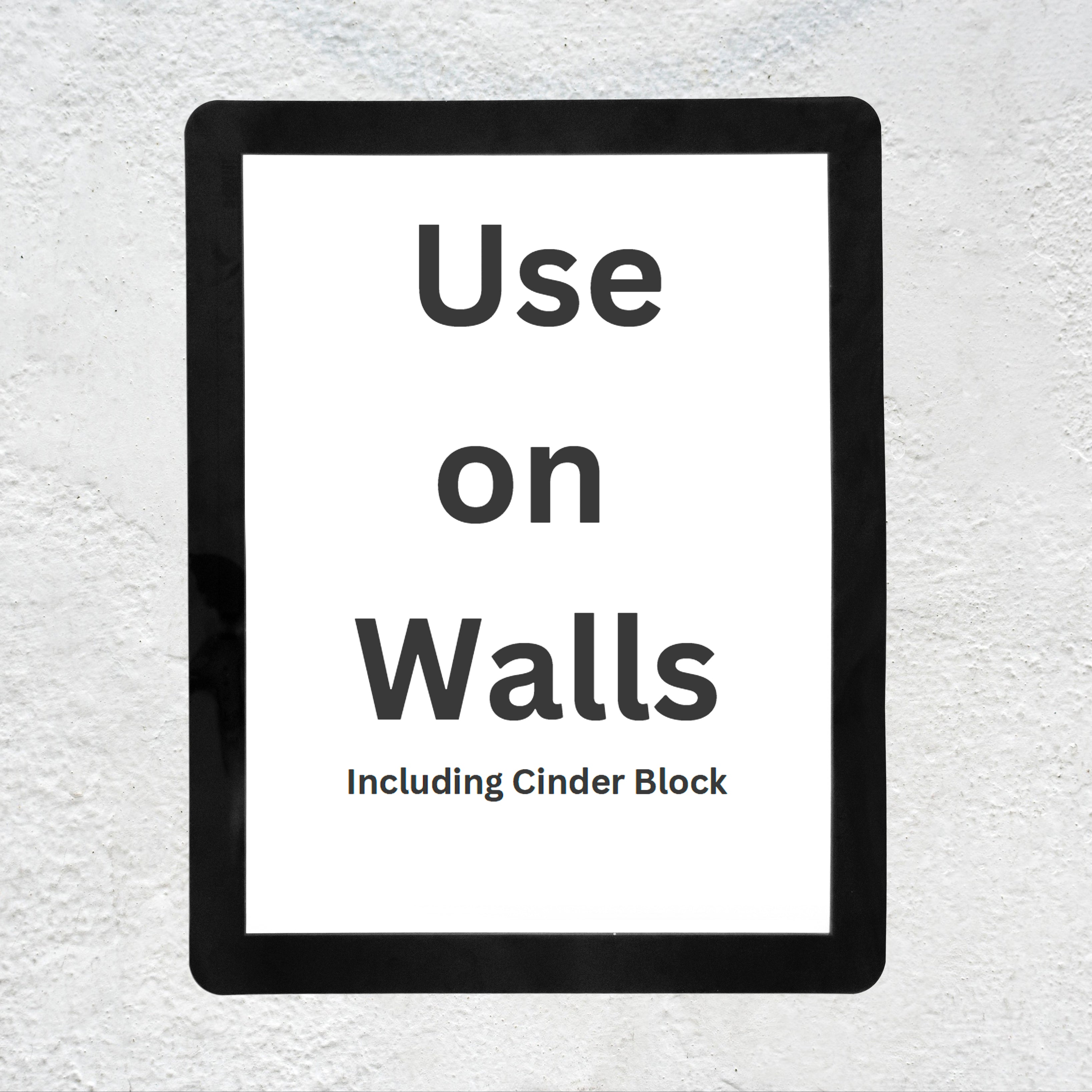 Custom Letter-Size Fodeez® Reusable Adhesive Frames: For Smooth and Wall Surfaces