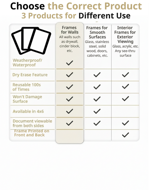 8.5 x 11 for walls and smooth surfaces Bulk