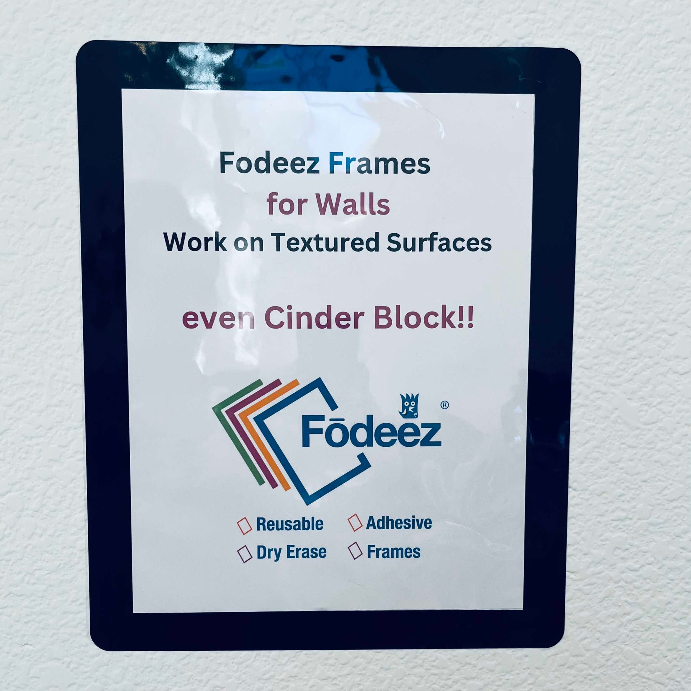 Solid 8.5 x 11 Fodeez® Adhesive Picture Frames Fodeez® Frames