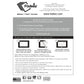 4 x 6 Classic Dry Erase Adhesive Frames for Smooth Surfaces - Pack of 10
