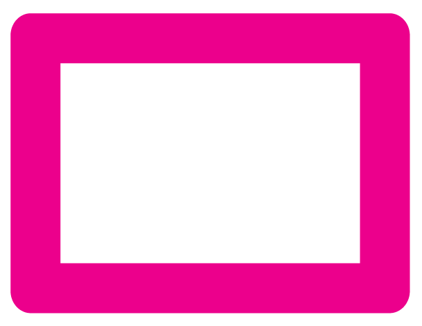 Solid Bright Assortment Adhesive Frames for Smooth Surfaces