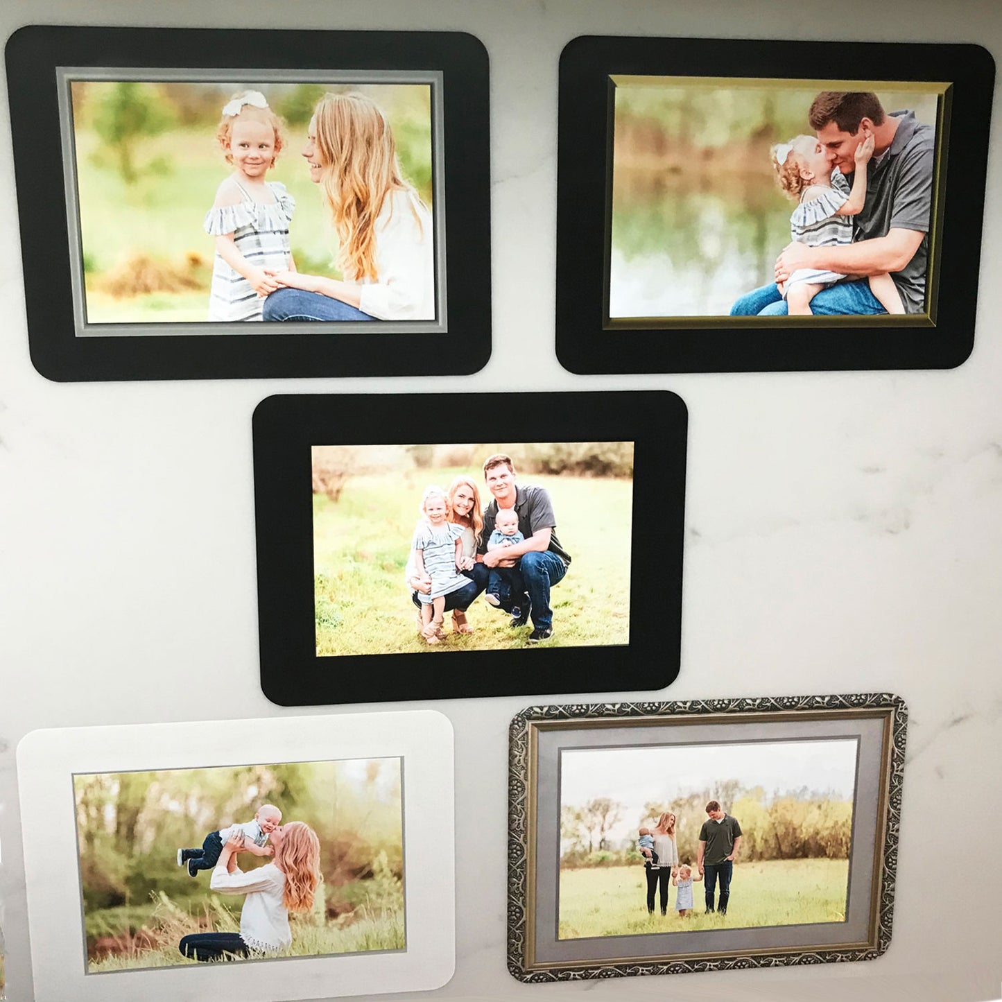 Classic Self-Stick Picture Frames - for Walls