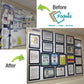 8.5 x 11 Dry Erase Adhesive Frames for Medical Facilities