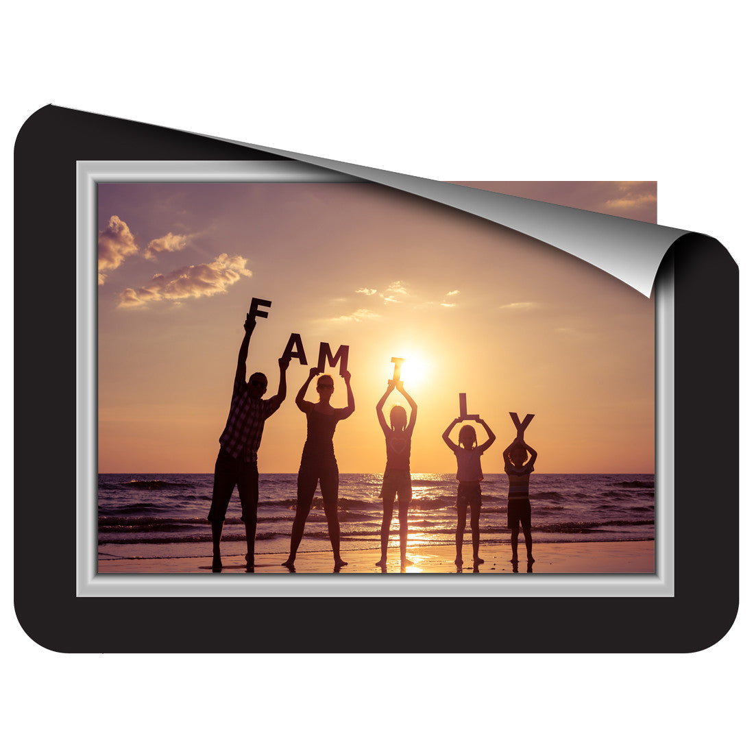 4 x 6 Classic Dry Erase Adhesive Frames for Textured Surfaces - Pack of 10