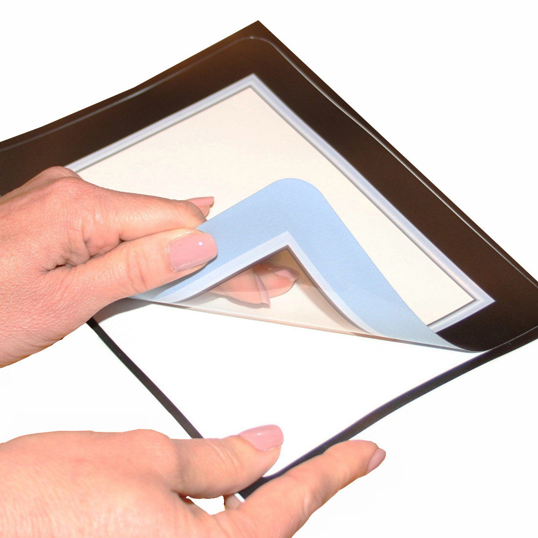 4 x 6 Classic Dry Erase Adhesive Frames for Textured Surfaces - Pack of 10
