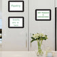 4 x 6 Classic Dry Erase Adhesive Frames for Textured Surfaces - Pack of 10
