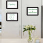 4 x 6 Classic Dry Erase Adhesive Frames for Textured Surfaces - Pack of 10