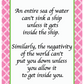 An Entire Sea .... Printable Quote