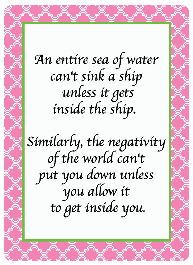An Entire Sea .... Printable Quote