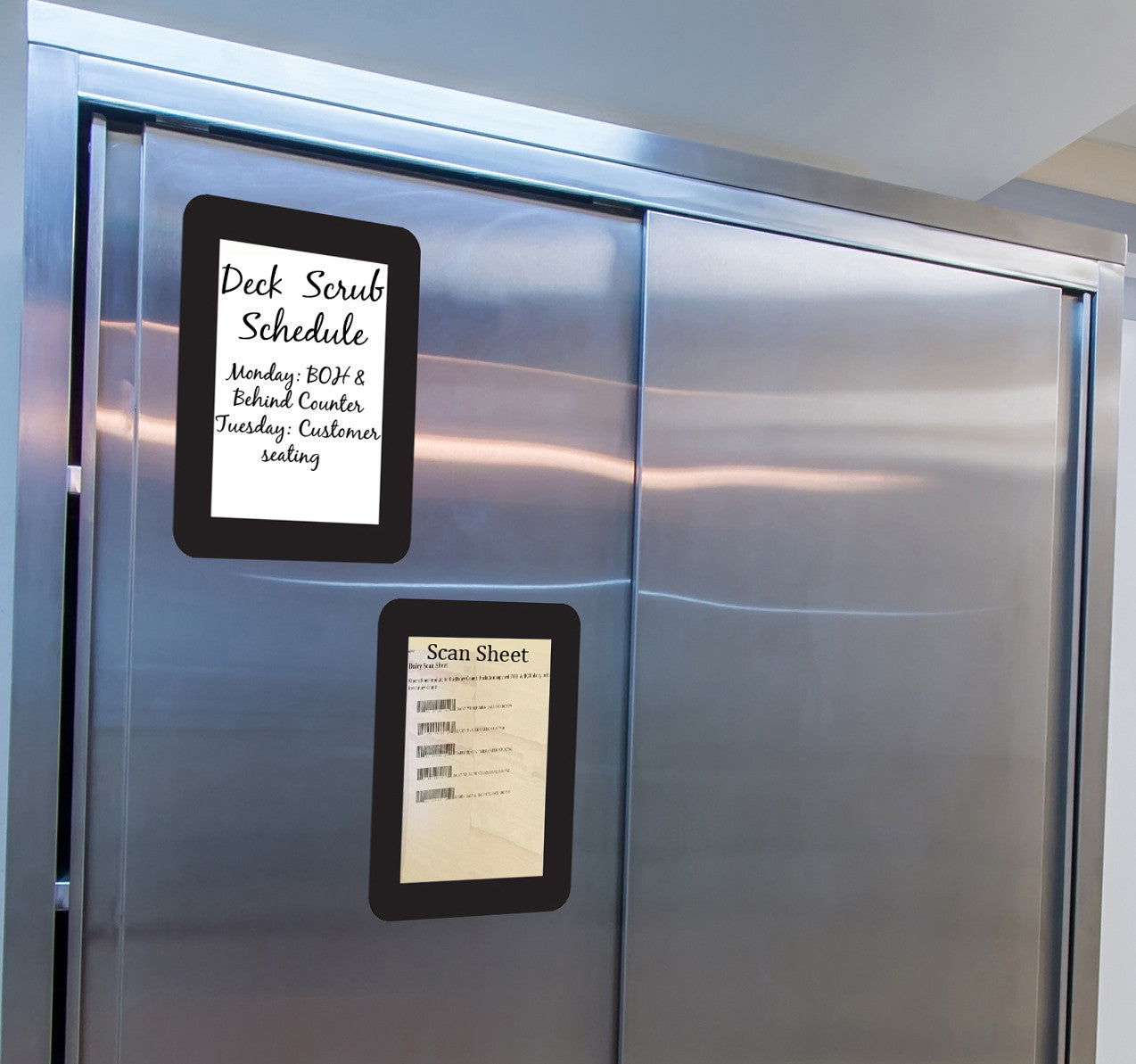 Dry Erase Self-Stick Adhesive Signage for the Food Service Industry